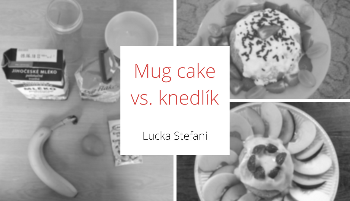 Mug cake vs. knedlík